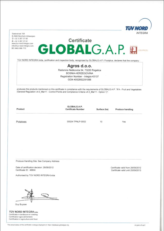 Certifikat